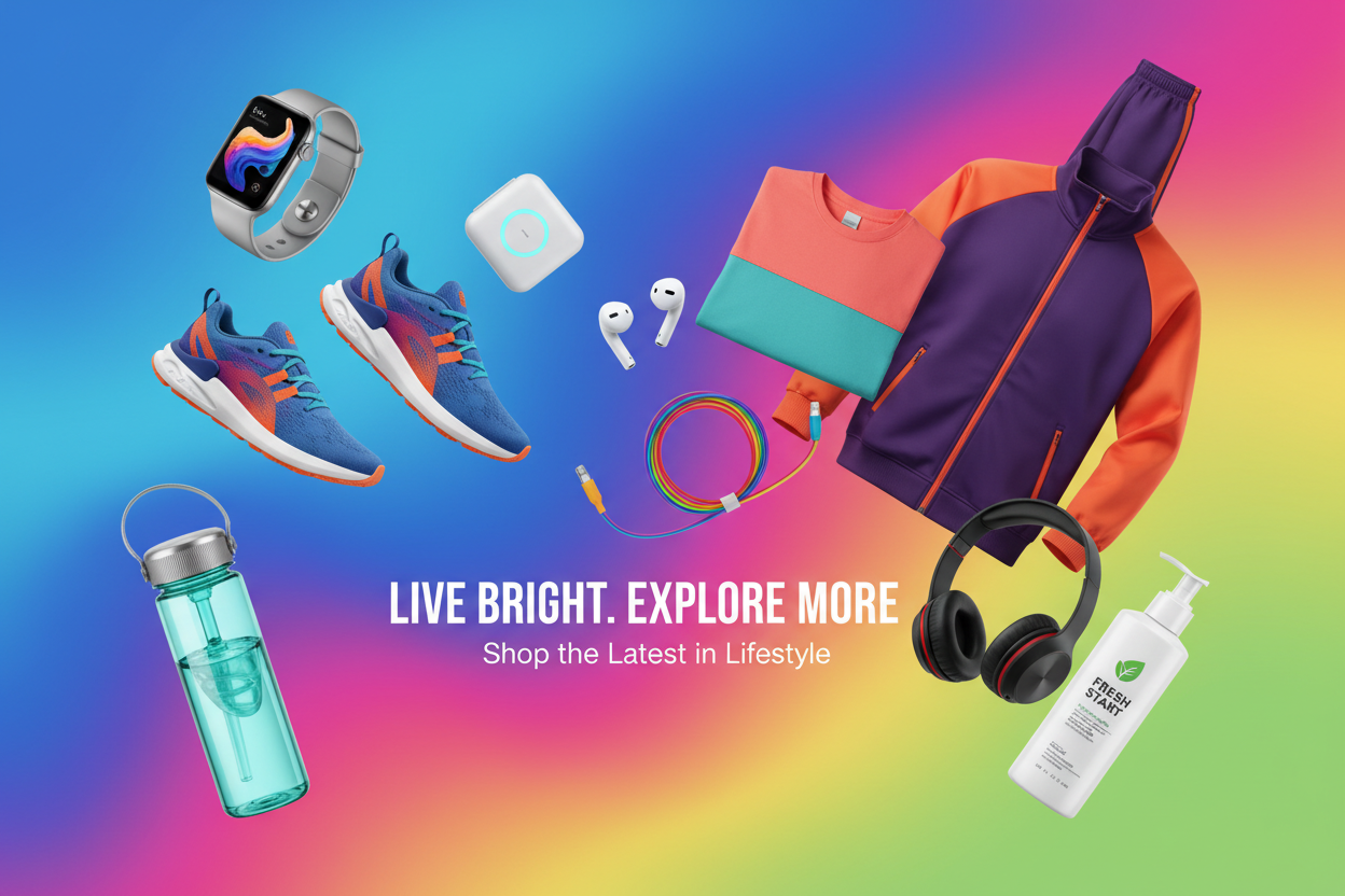 Vibrant Product Banner